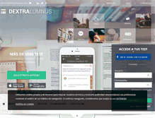 Tablet Screenshot of dextralumnus.com